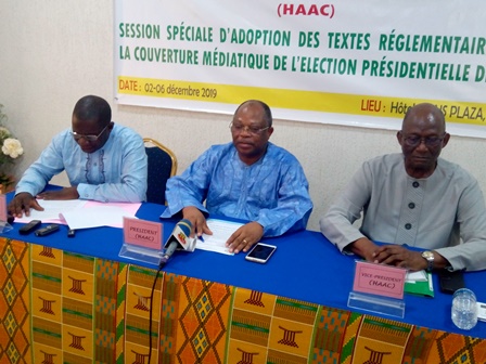 Election présidentielle de 2020 : la HAAC examine ses textes réglementaires pour un encadrement efficient des médias